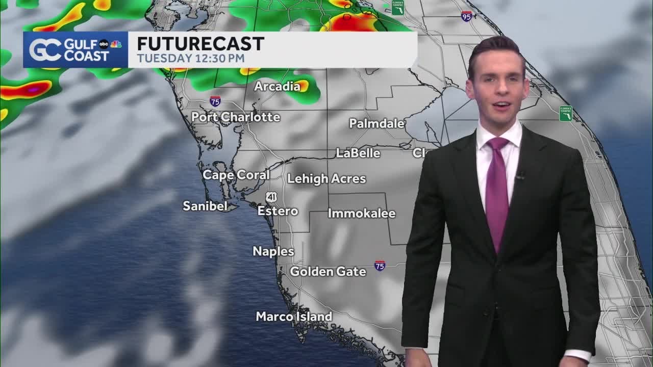 Higher rain chances across northern parts of the Gulf Coast - YouTube