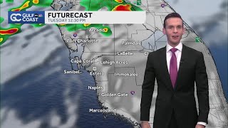 Higher rain chances across northern parts of the Gulf Coast