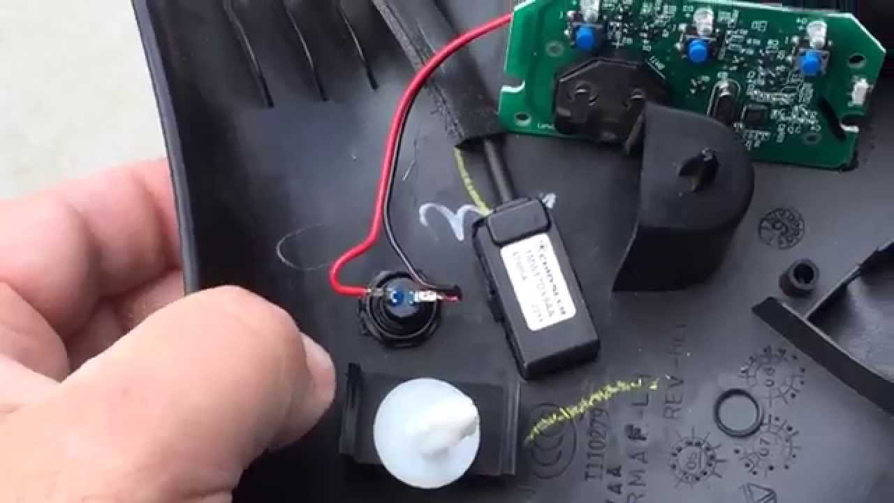 How to Install Garage Remote in Jeep Wrangler JKU JK 2011 - 2014 - YouTube