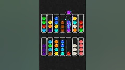 Ball Sort Color Water Puzzle Solution Level 593