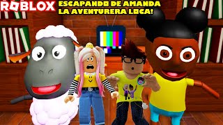 Escapando De Amanda La Aventurera Loca! 😲😵😮