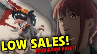 JAPANESE CHAINSAW MAN FANBASE HATES THE ANIME? LOW BLURAY SALES! | Chainsaw Man