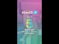 We’re just 5 days away from #HIMSS26