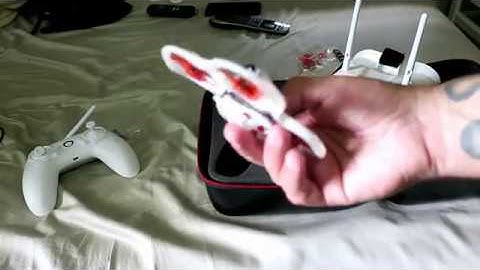 EMAX Tinyhawk RTF kit review and flight,  recording of the goggles video quality around 8:30