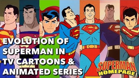 Evolution of Superman in TV Cartoons and Animated Series