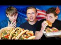 Brits try korean tacos for the first time ft mythical chef josh