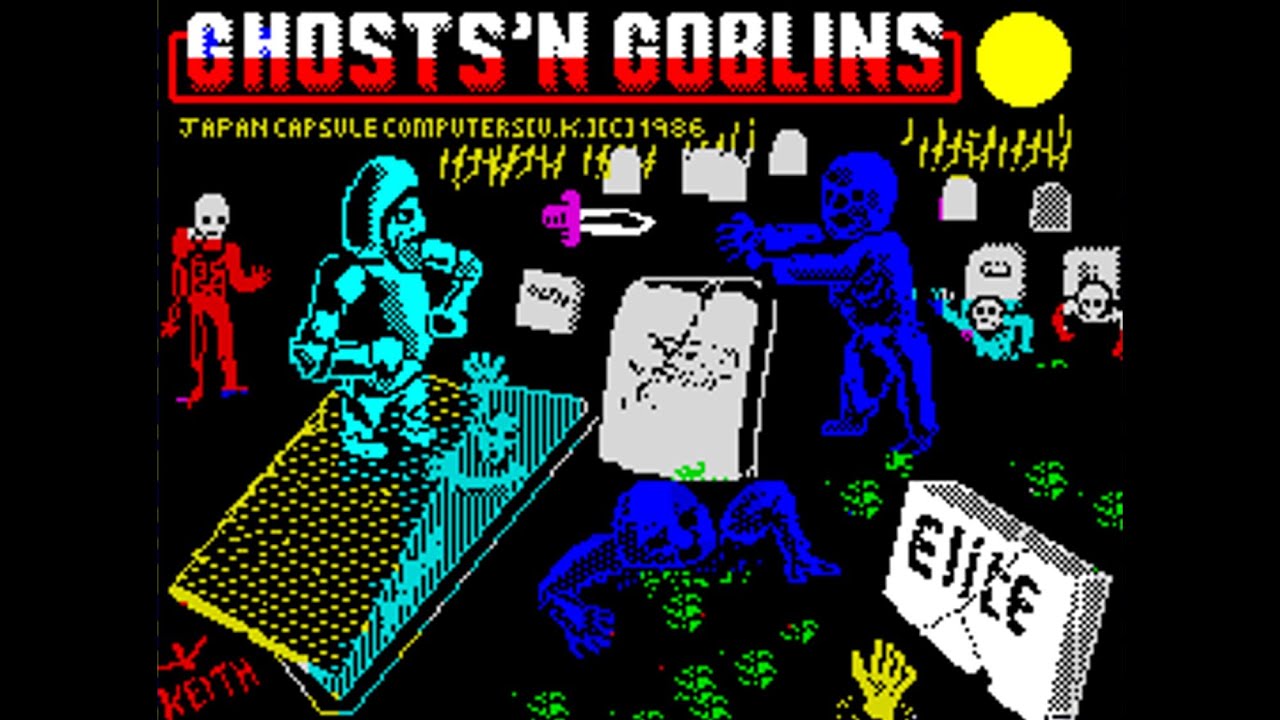 LA TRIBU FANTÔME（幻の部族） ZX Spectrum] Ghosts'n Goblins (1986) Longplay - YouTube