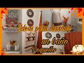 Decoracion para un baño pequeño/Ideas otoño 2020