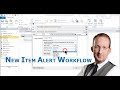 SharePoint New Item Alert Workflow