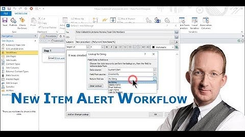 SharePoint New Item Alert Workflow