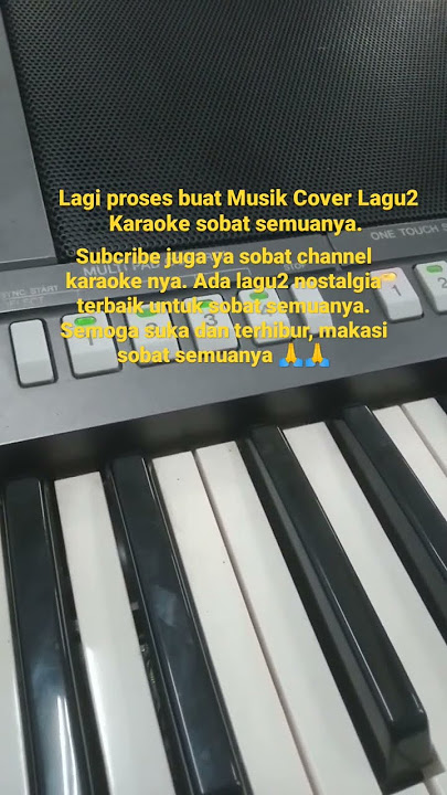 Proses cover lagu untuk musik Karaoke | Karaoke Yamaha PSR @Riz_QKaraoke #shorts