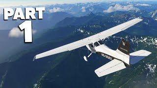 MICROSOFT FLIGHT SIMULATOR 2020 Gameplay Walkthrough Part 1 - FIRST TAKEOFF AND LANDING