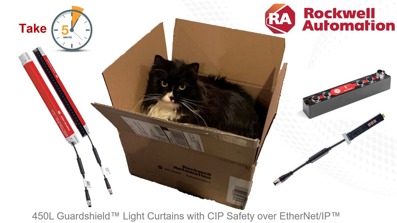 450L Sequel: Light Curtains with CIP Safety over Ethernet - Take5 - YouTube