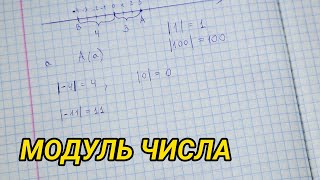 Модуль числа - 6 класс (примеры)