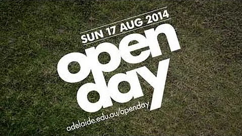 Open Day 2014 Promotional Video - The University of Adelaide - DayDayNews