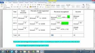 Explanations - Percentage of Completion Method and EPS screenshot 3