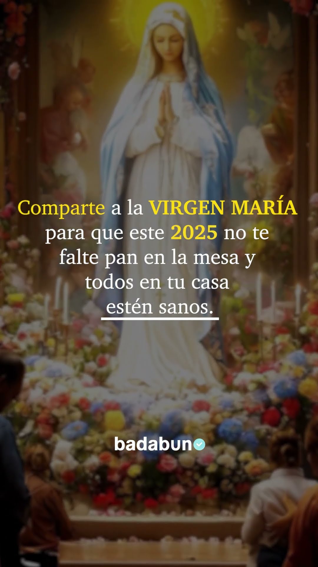Virgen, que este 2025 no nos falte nada