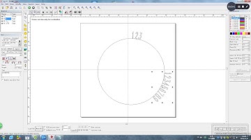 how to mark the circle file in same size , EZCAD software laser marking machine