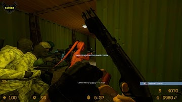 ZOMBIE ESCAPE ROUND ON COUNTER-STRIKE: SOURCE, map: ze_lila_panic_escape, CSS