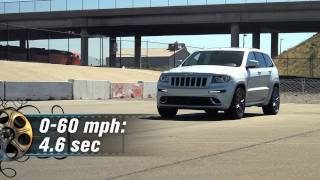 2012 Jeep Grand Cherokee SRT8 - First Test(Associate Editor Mike Febbo runs the new 2012 Jeep Grand Cherokee SRT8 through our baragge of instrumented tests, then lays down some hot laps on the ..., 2011-08-10T17:17:25.000Z)