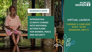 Women, Peace and Climate Security Guidance Note Launch