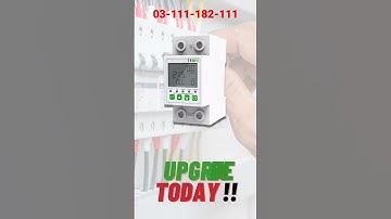 smart wifi circuit breaker in Pakistan. Moniter energy usage and protection from over and under volt