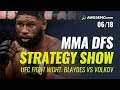 MMA DFS Strategy Show: UFC Fight Night Blaydes vs Volkov Picks, Predictions, & Fight Previews