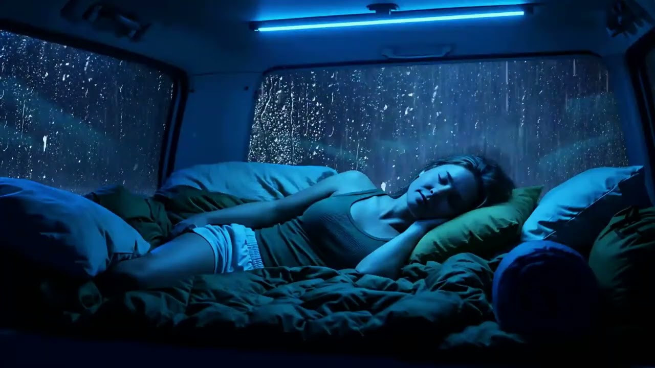 Car Rain Sounds for Sleep 🚗 Fall Asleep Fast with Gentle ASMR Rain
