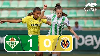 RESUMEN Y GOLES REAL BETIS FÉMINAS vs VILLARREAL CF, Jornada 2, LIGA F