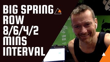 The Big Spring Row 8/6/4/2 min Interval with 3X Olympian World Champion Niall O