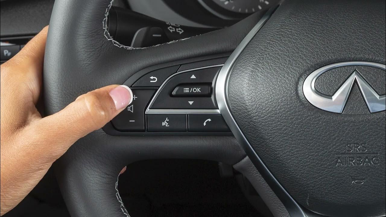 2023 INFINITI QX50 Steering Wheel Audio Controls YouTube