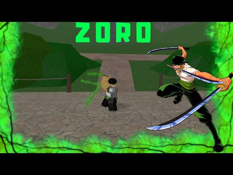 Pre Time Skip Zoro Slices Everyone Anime Cross 2 Youtube - roblox zoro id