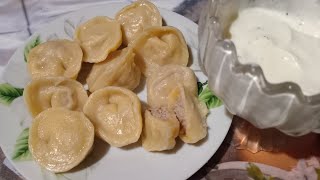 Пельмени домашние-самые вкусные👍👌👄🤘👌 #пельмени