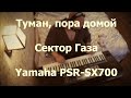 Туман, пора домой (Сектор Газа) на синтезаторе Yamaha PSR-SX700