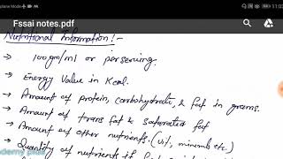 FSSAI: PACKAGING AND LABELLING REGULATION PART 2