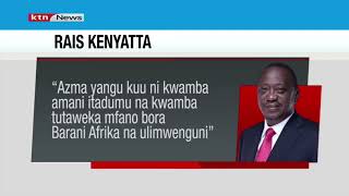 Rais Uhuru hatimaye avunja kimya kwa mara ya kwanza bada ya uchaguzi mkuu