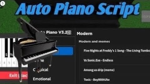 Auto Piano Script🎹 | Hydrogen - Fluxus - Delta - Arceus x - Codex Executor