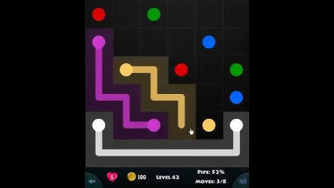 flow game facebook - beginners pack level 42 Connect the dots