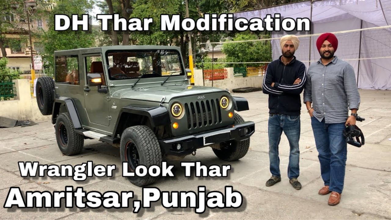 Watch the Mahindra Thar get the Jeep Wrangler look [Video]