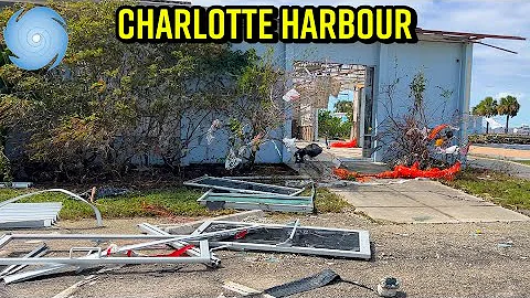 After Hurricane Milton Charlotte Harbour (Punta Gorda) Florida 4K