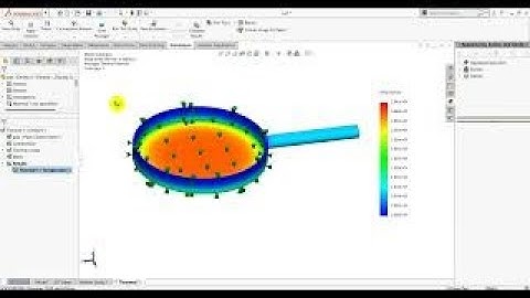 Solid works Simulation Tutorial -Pan Thermal Simulation