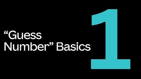 Python “Guess Number” Game: Running the Code and Explaining the Basics [Video 1/3]