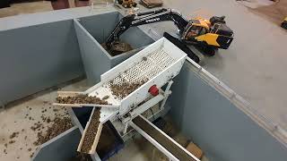 Vibratingshaker Gravel Sorting Plant- Full Metal Scale Construction Models.