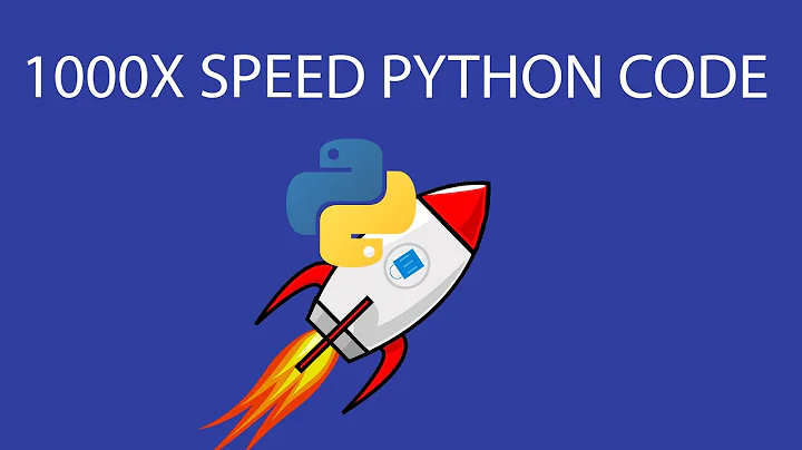 Make your python script run 1000X faster with one line of code