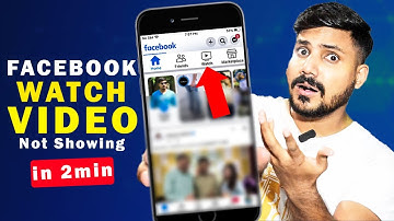 Fix Facebook Watch Video icon Tab Missing | Facebook Watch Video Option Not Showing 2023