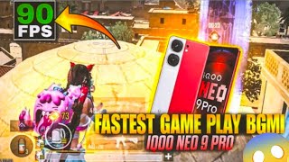 NEW UPDATE BEST RUSH GAMEPLAY 💥 IQOO NEO 9 PRO SMOOTH + 90FPS PUBG/ BGMI TEST 2024⚡