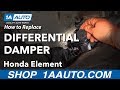 How to Replace Differential Damper 2003-11 Honda Element