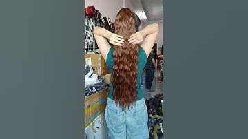 Tóc giả cột đui ngựa xù mì dài đẹp nhất #toccot