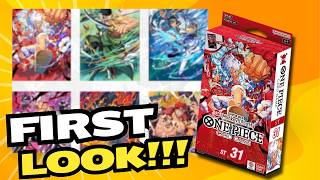 *LET'S HAVE A FIRST LOOK AT THE NEW ST-31 RED LUFFY STARTER DECK!!*  One Piece Card Game + Giveaway!