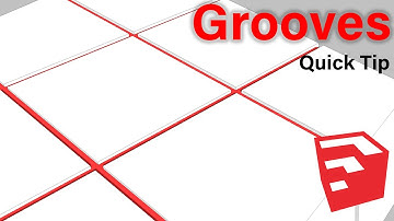 How to Grooves with SketchUp Plugins - Quick Tip